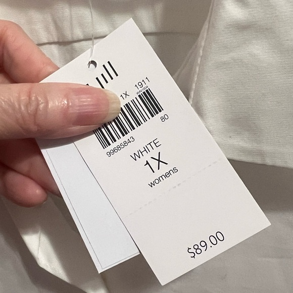 J. Jill Ivory Button-Up Blouse NWT - Picture 5 of 9